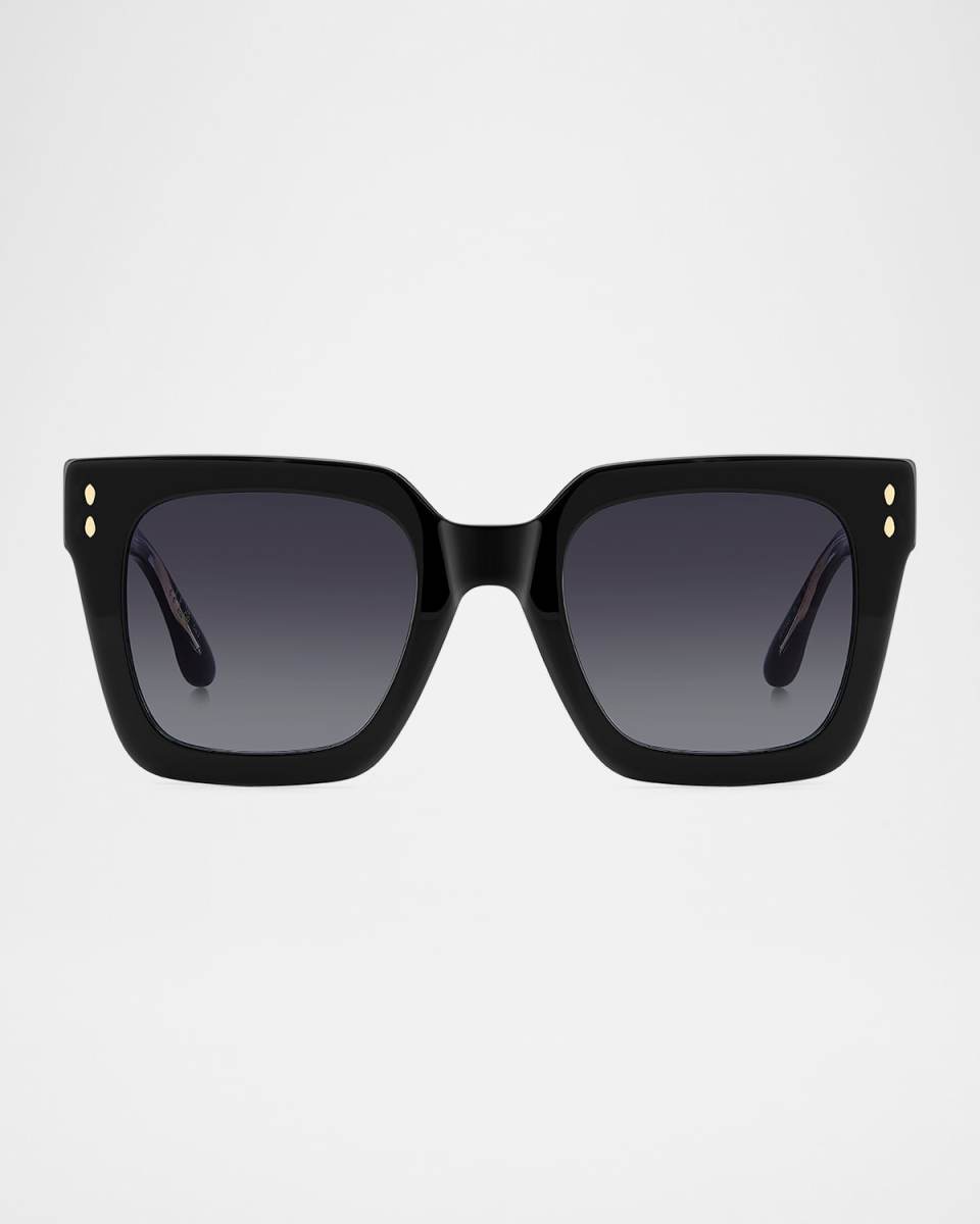 Logo Square Acetate Sunglasses